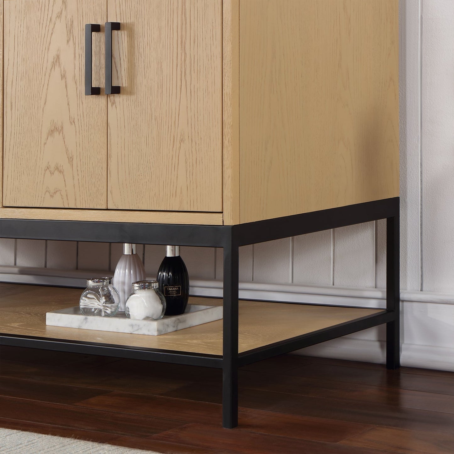 Altair Designs  60" double vanity with top - 546060-WO-GW-NM