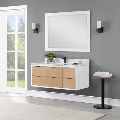 Altair Designs 30" single vanity with top - 547030-WP-AW-NM