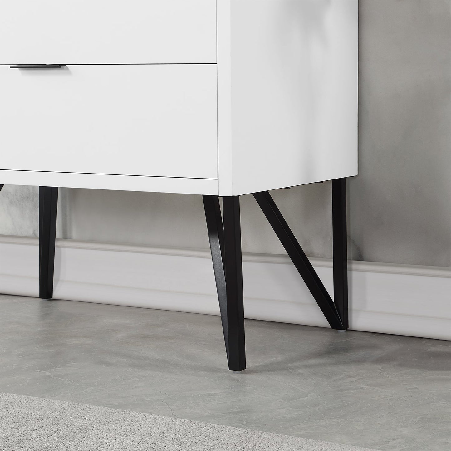 Altair Designs 36" single vanity with top - 548036-WP-CG-NM