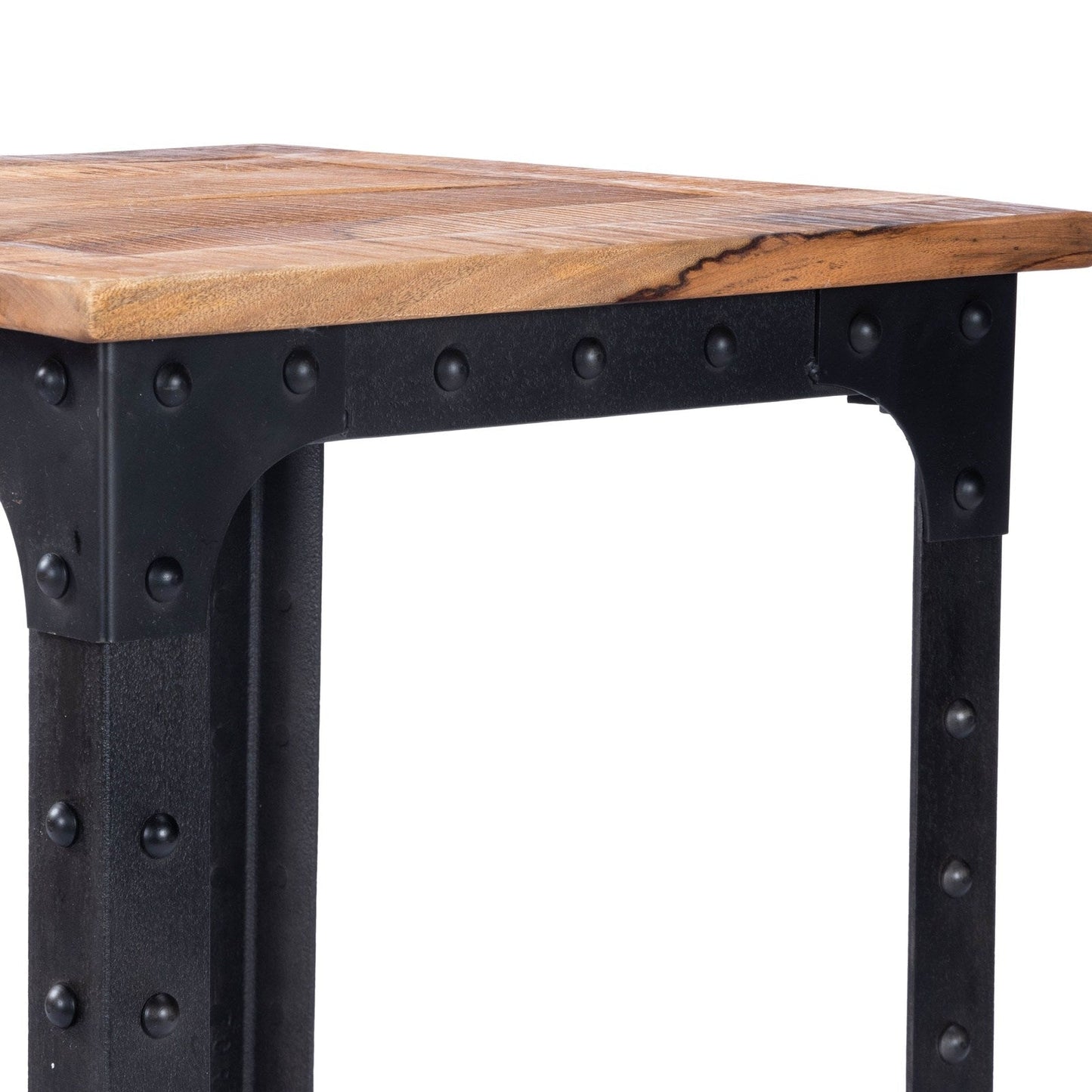 Butler Specialty Company River Wood & Metal Dining Table, Natural Wood  - 5493330