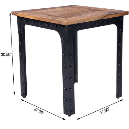 Butler Specialty Company River Wood & Metal Dining Table, Natural Wood  - 5493330