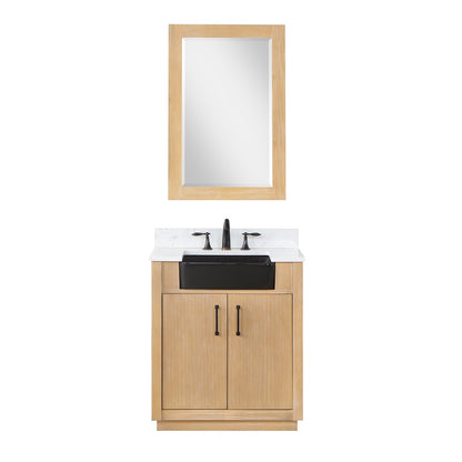 Altair Designs 30" single vanity with top - 550030-WP-AW-NM