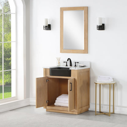 Altair Designs 30" single vanity with top - 550030-WP-AW-NM