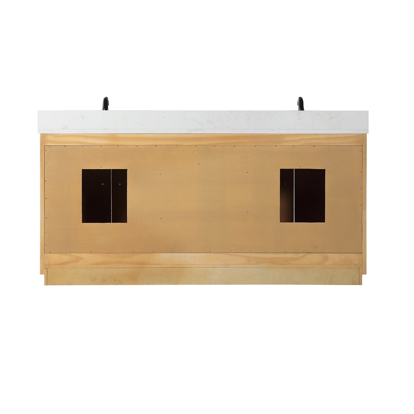 Altair Designs 72" double vanity with top - 550072-WP-AW-NM