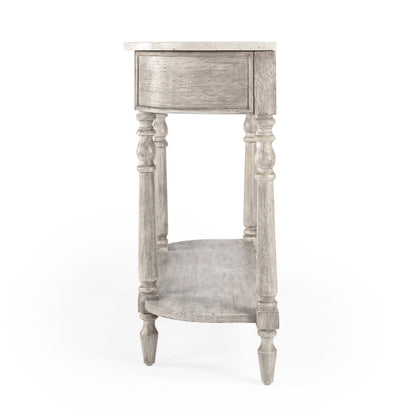 Butler Specialty Company Danielle Marble 40"" one- drawer Console Table, Gray  - 5517329