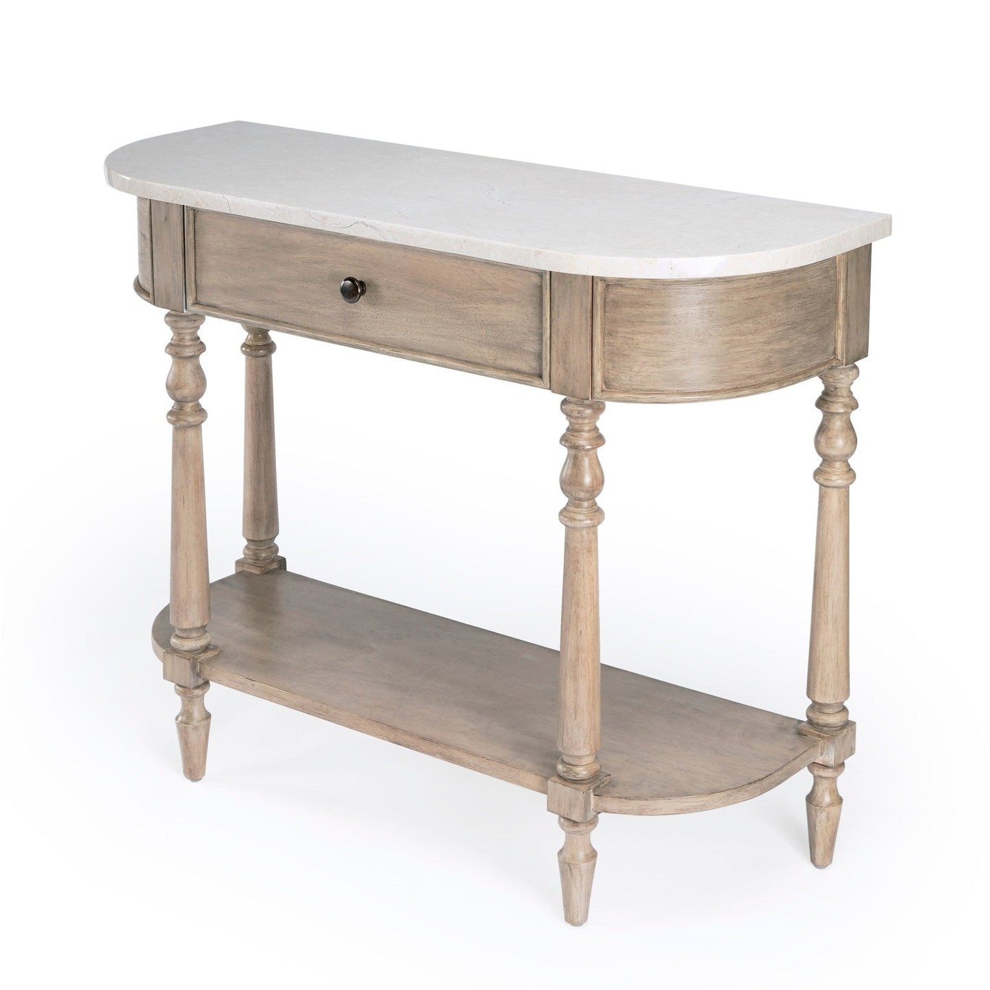 Butler Specialty Company Danielle Marble 40" Console Table Tan/Beige  - 5517415