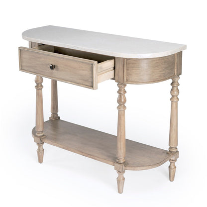 Butler Specialty Company Danielle Marble 40" Console Table Tan/Beige  - 5517415