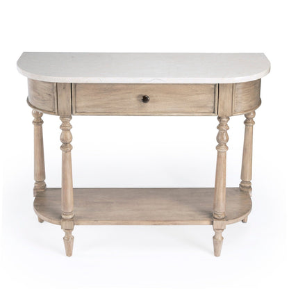 Butler Specialty Company Danielle Marble 40" Console Table Tan/Beige  - 5517415