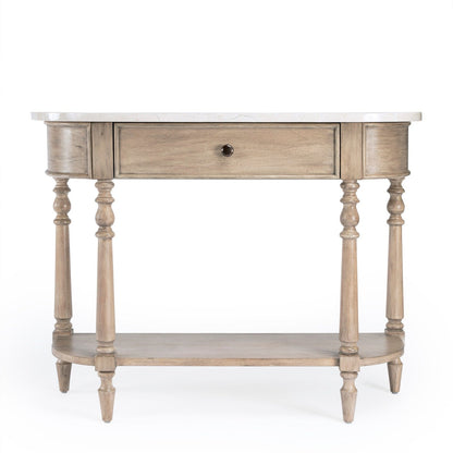 Butler Specialty Company Danielle Marble 40" Console Table Tan/Beige  - 5517415