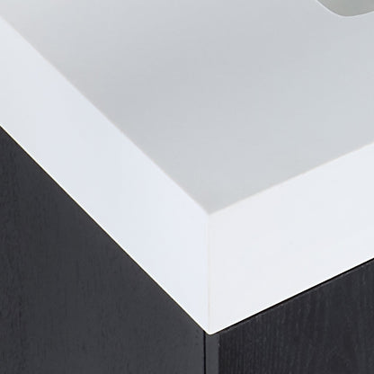 Altair Designs Bianco 72"/84" double vanity with top - 552072G-BO-WH-NM