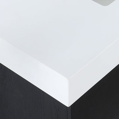Altair Designs Bianco 72"/84" double vanity with top - 552072G-BO-WH-NM