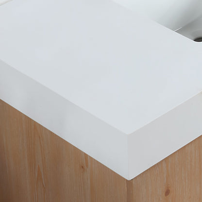 Altair Designs 60"/72"/84" single/double vanity with top - 552060B-LB-WH-NM
