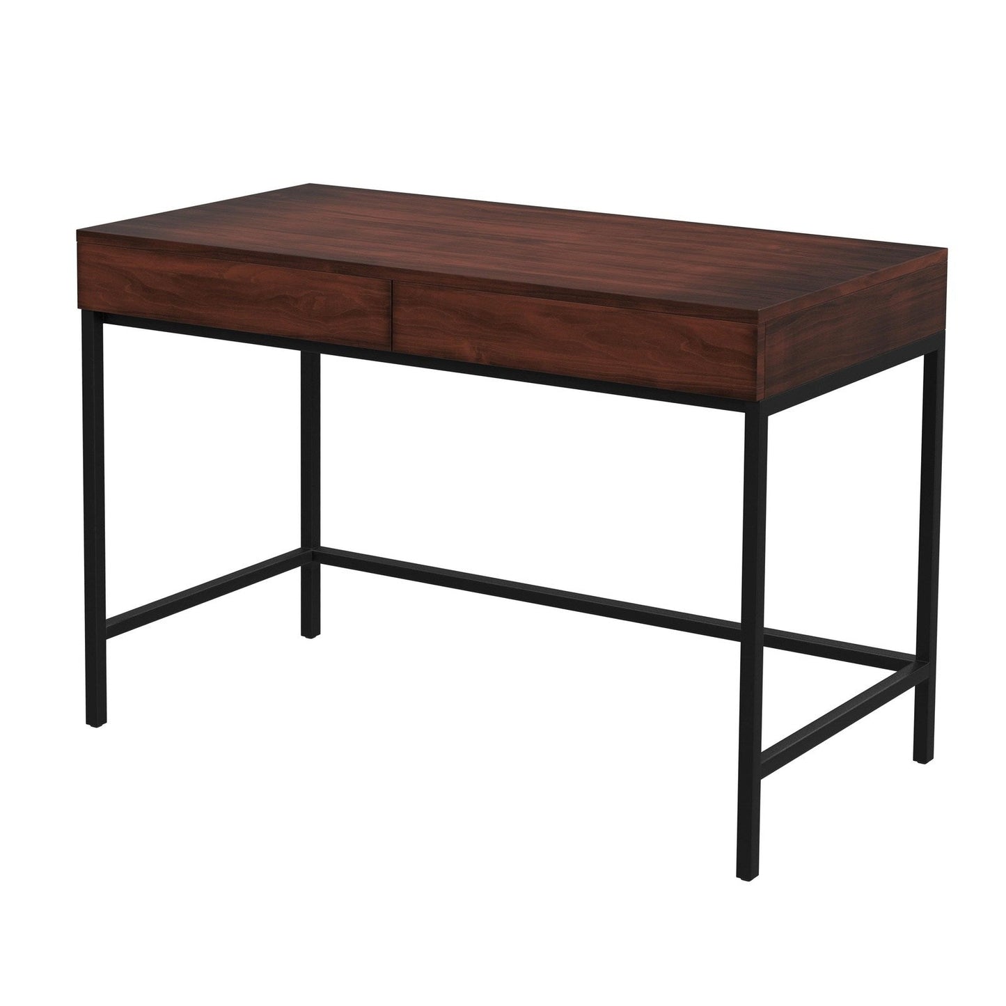 Butler Specialty Company Carl 45"" Wood and Metal Writing Desk, Medium Brown  - 5521054
