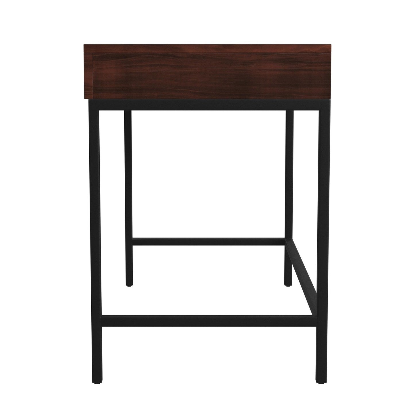 Butler Specialty Company Carl 45"" Wood and Metal Writing Desk, Medium Brown  - 5521054
