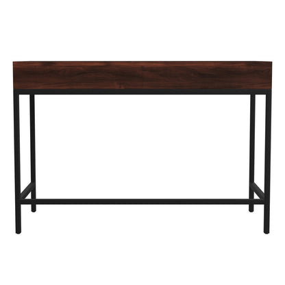 Butler Specialty Company Carl 45"" Wood and Metal Writing Desk, Medium Brown  - 5521054