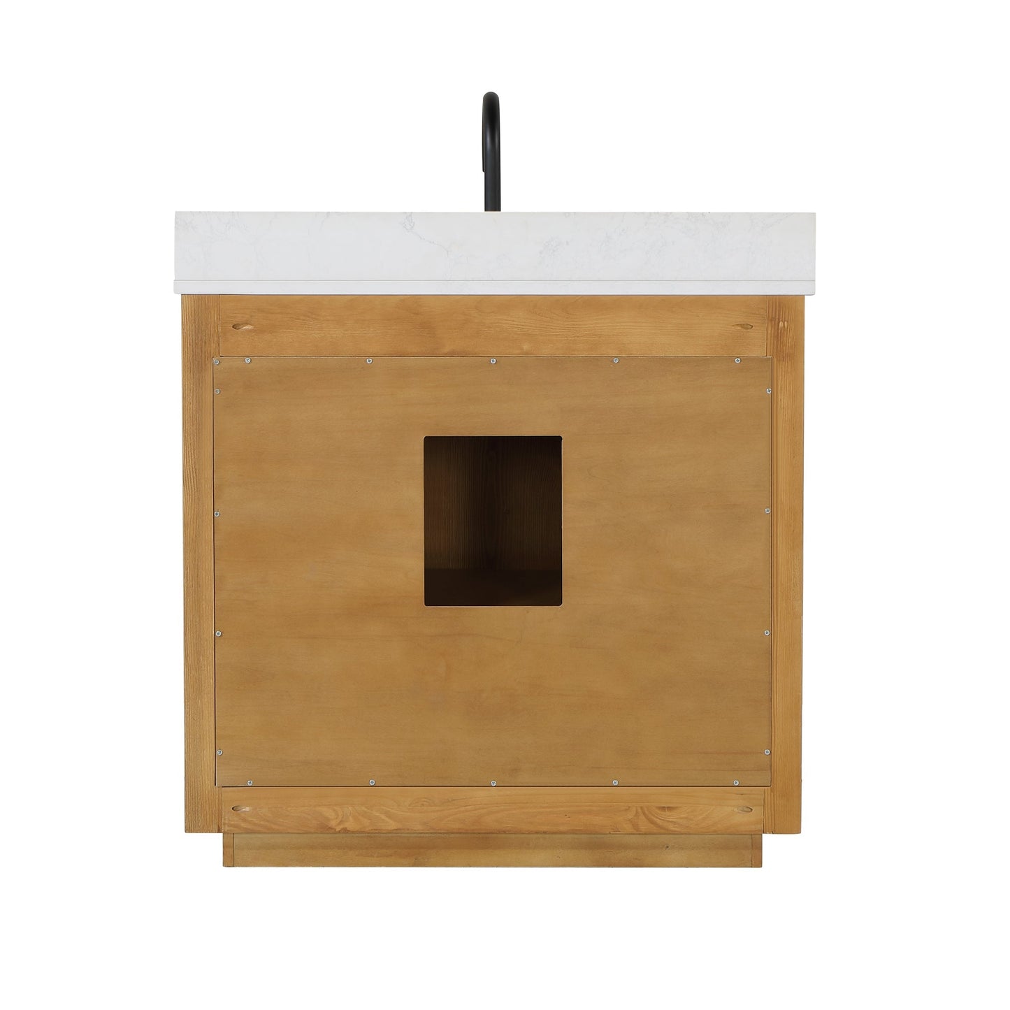 Altair Designs 36" single vanity with top - 556036-NW-GW