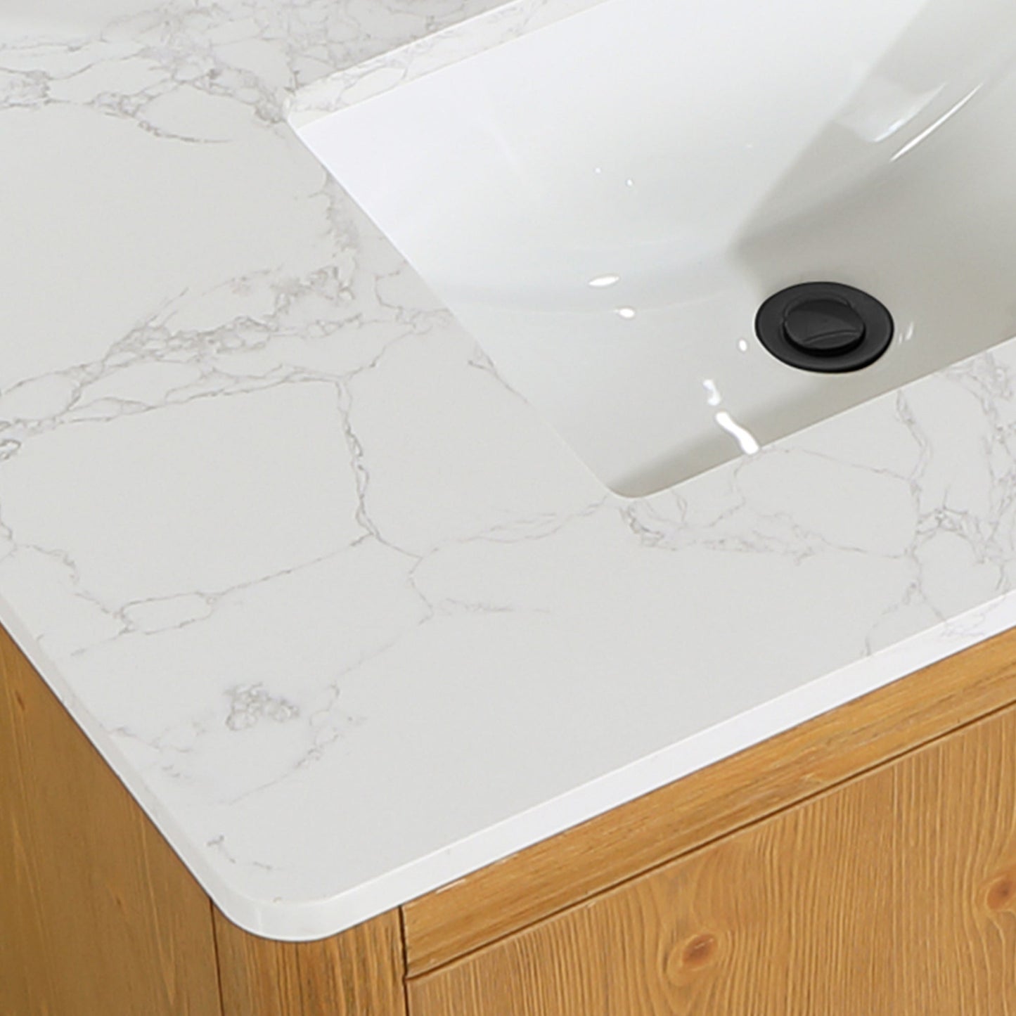 Altair Designs 36" single vanity with top - 556036-NW-GW