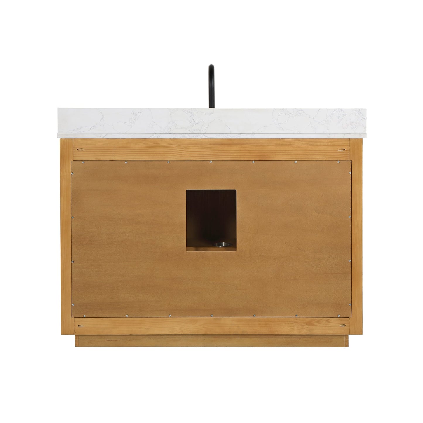Altair Designs 48" single vanity with top - 556048-NW-GW