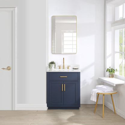 Altair Designs 30" single vanity with top - 557030-RB-GW-NM