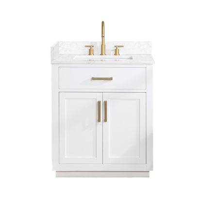 Altair Designs 30" single vanity with top - 557030-RB-GW-NM