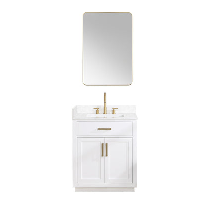 Altair Designs 30" single vanity with top - 557030-RB-GW-NM