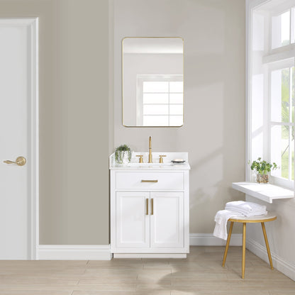 Altair Designs 30" single vanity with top - 557030-RB-GW-NM