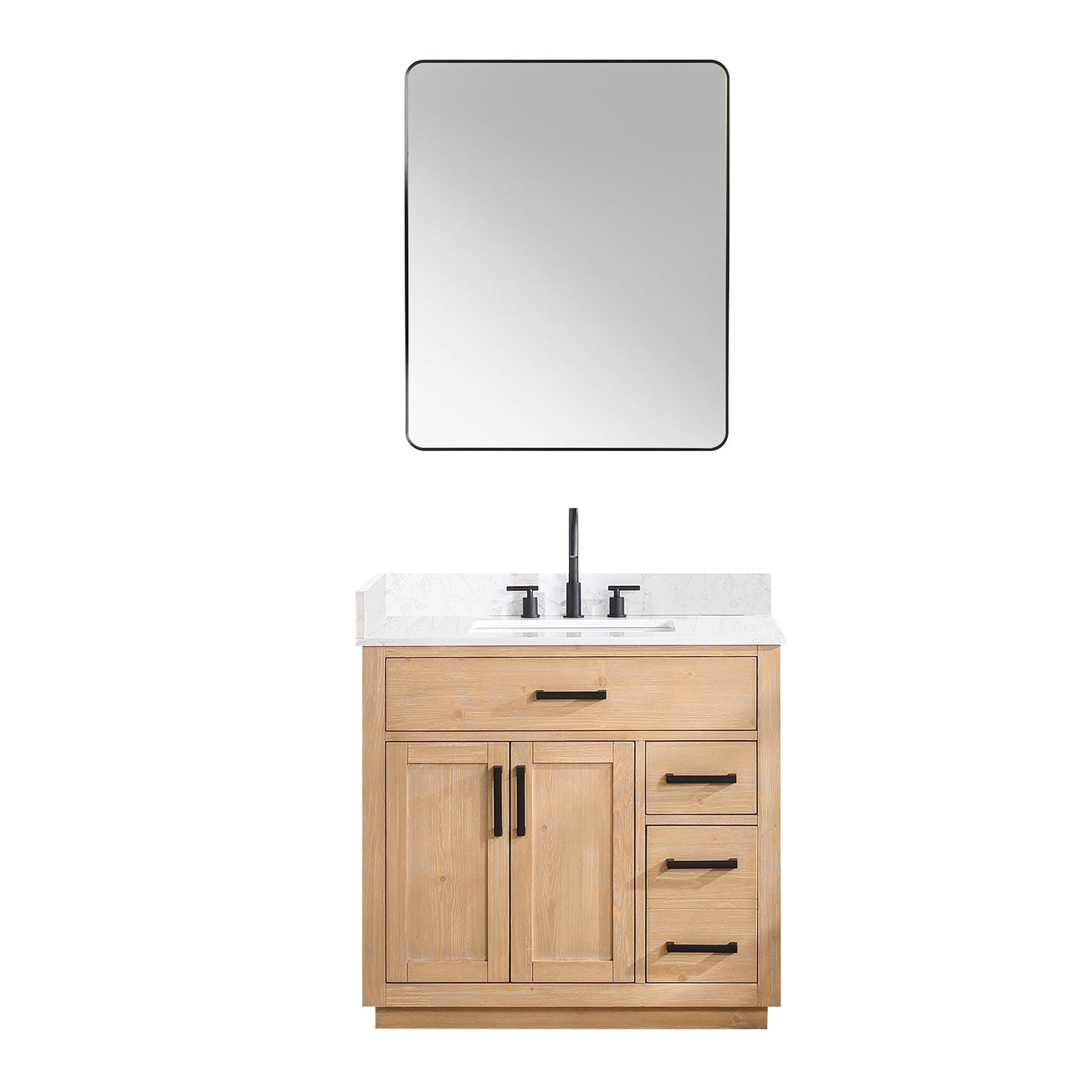 Altair Designs Gavino 36" single vanity with top - 557036-LB-GW-NM Price
