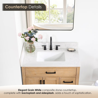 Altair Designs Gavino 36" single vanity with top - 557036-LB-GW-NM Price