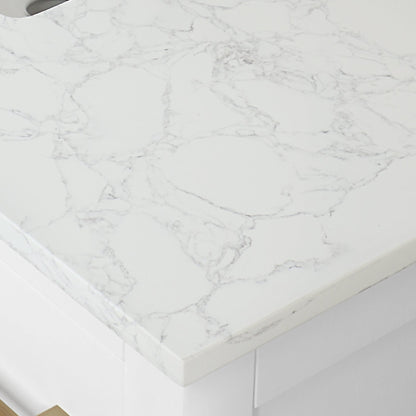 Altair Designs Gavino 42" single vanity with top - 557042-LB-GW-NM