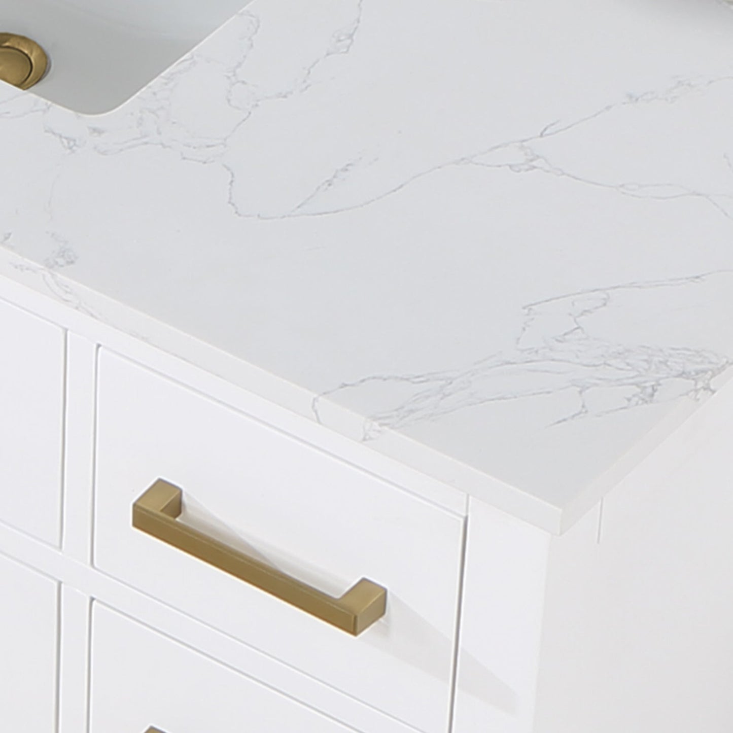 Altair Designs 48" single vanity with top - 557048-RB-GW-NM