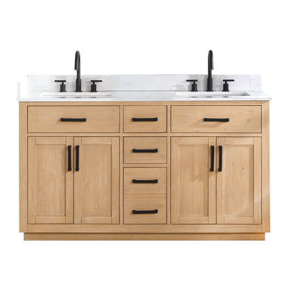 Altair Designs Gavino 60" double vanity with top - 557060-LB-GW-NM Price
