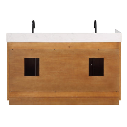Altair Designs Gavino 60" double vanity with top - 557060-LB-GW-NM Price