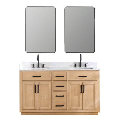 Altair Designs Gavino 60" double vanity with top - 557060-LB-GW-NM Price