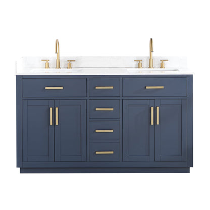 Altair Designs Gavino 60" double vanity with top - 557060-LB-GW-NM Price