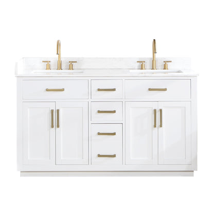 Altair Designs Gavino 60" double vanity with top - 557060-LB-GW-NM Price