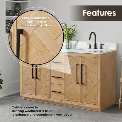 Altair Designs Bellavia 60" double vanity with top - 559060-WF-GW-NM
