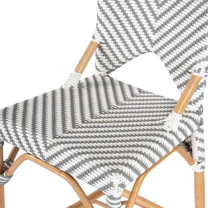 Butler Specialty Company Creanly Rattan 25"" Counter Stool, Gray  - 5603423
