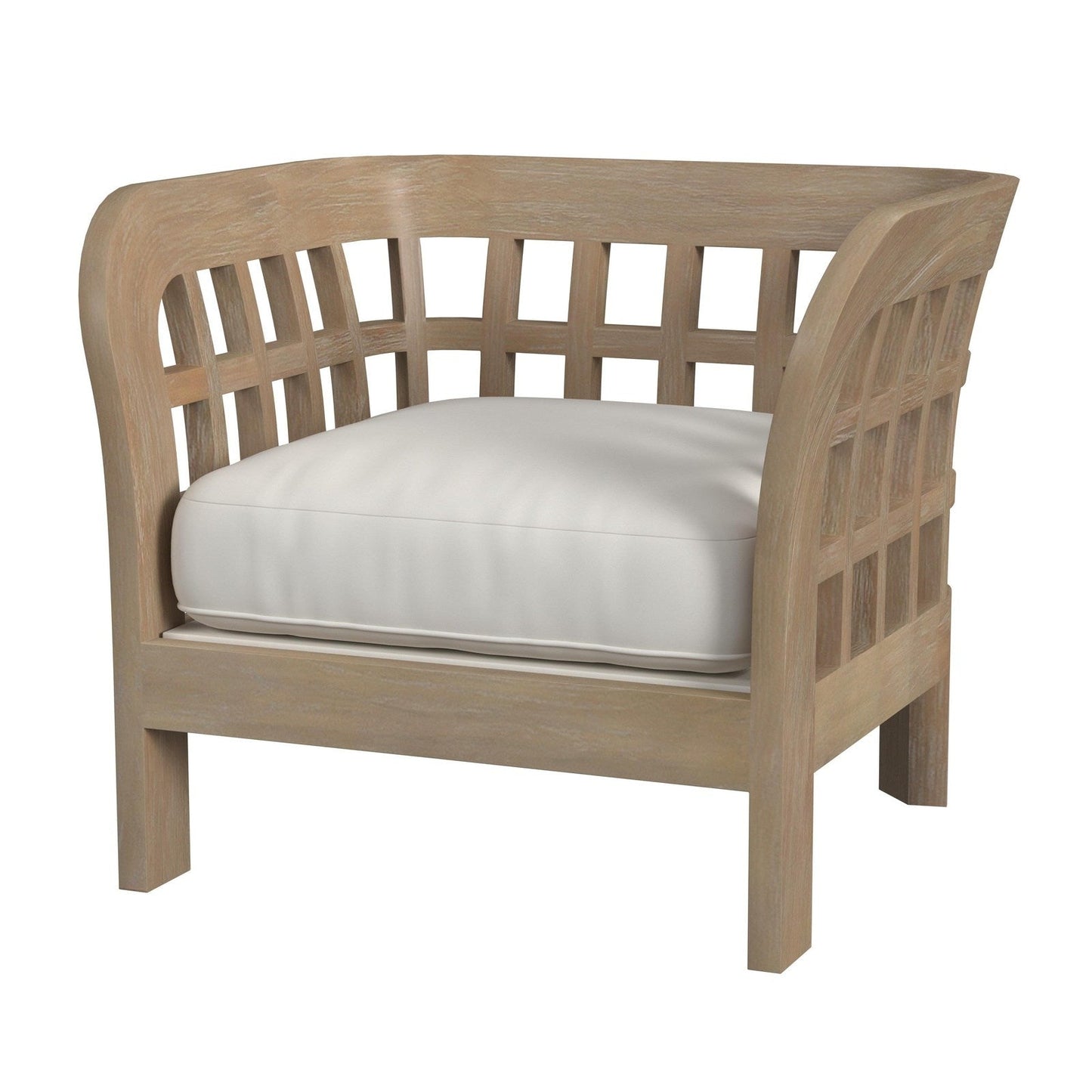 Butler Specialty Company Monhegan Teak Outdoor Lounge Chair, Light Brown  - 5652436