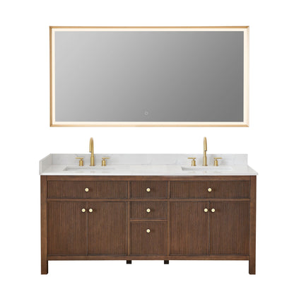 Cerrito 72" double vanity with top