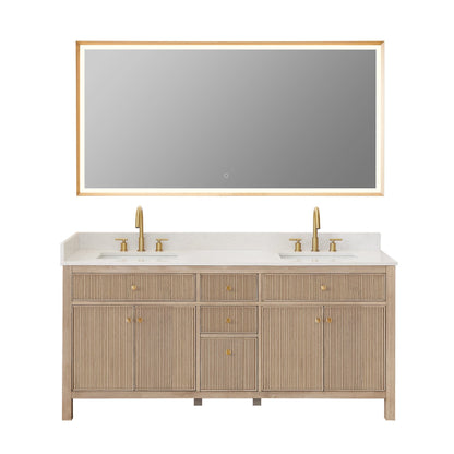 Cerrito 72" double vanity with top