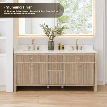 Cerrito 72" double vanity with top
