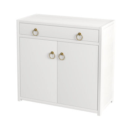 Butler Specialty Company Lark 2 Door Cabinet with Storage, White  - 5673304