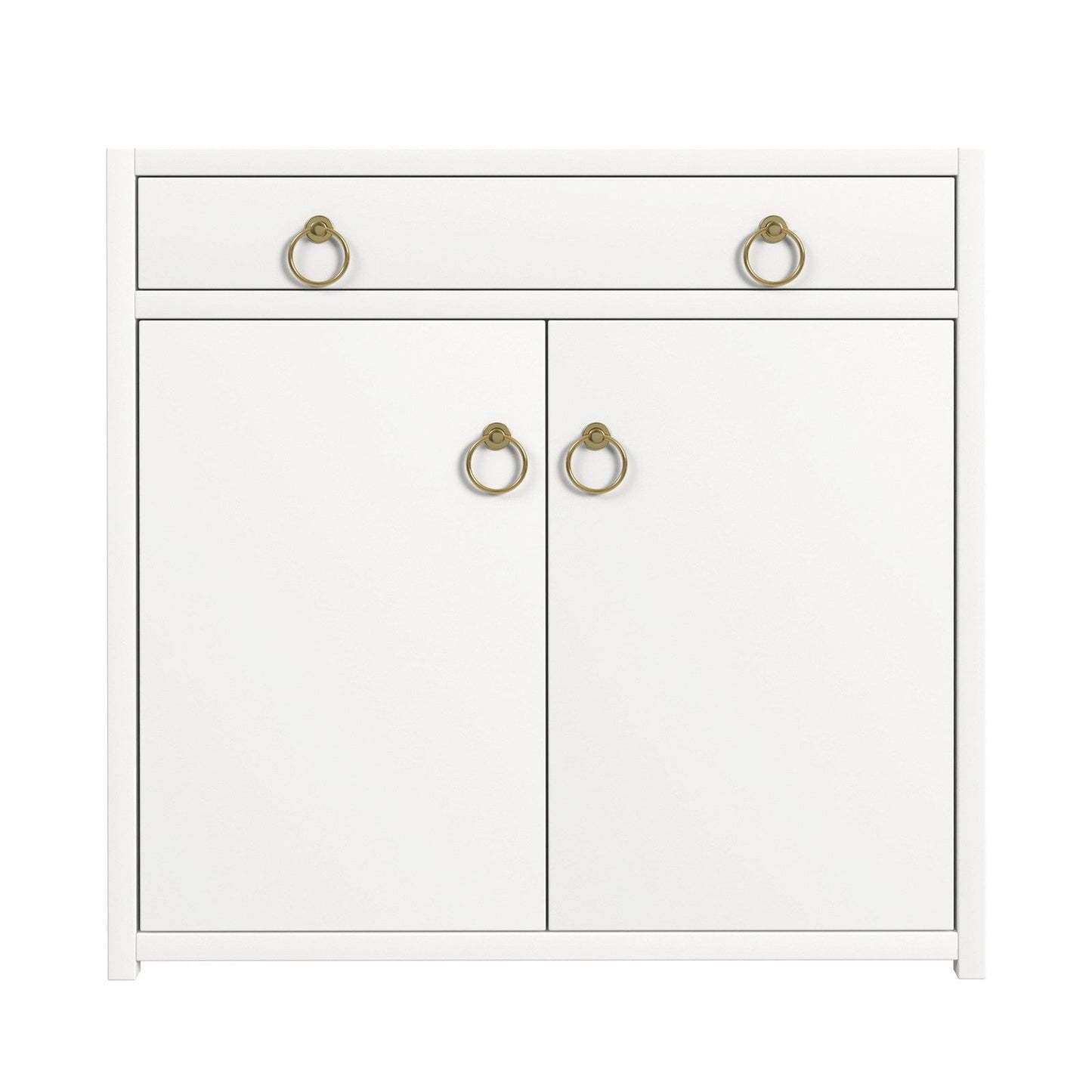 Butler Specialty Company Lark 2 Door Cabinet with Storage, White  - 5673304