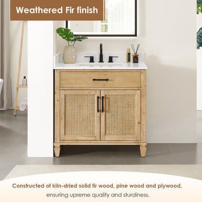 Altair Designs Salome 36"/48"/60"/72"/84" single/double vanity with top - 571036-WF-GW-NM