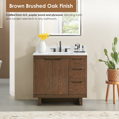 Altair Designs Mowry 36"/48"/60"/72" single/double vanity with top - 573036-BK-GW-NM Price