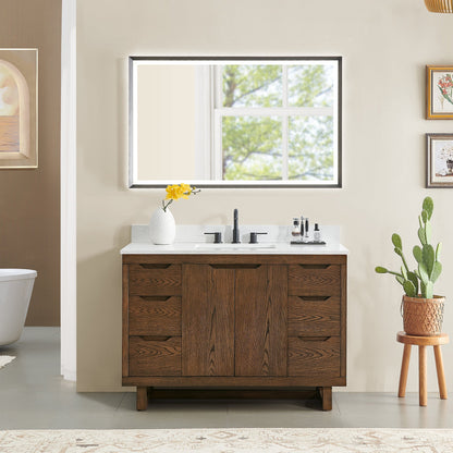 Altair Designs Mowry 36"/48"/60"/72" single/double vanity with top - 573036-BK-GW-NM Price