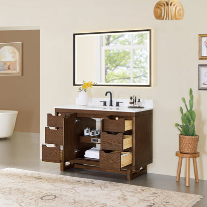 Altair Designs Mowry 36"/48"/60"/72" single/double vanity with top - 573036-BK-GW-NM Price