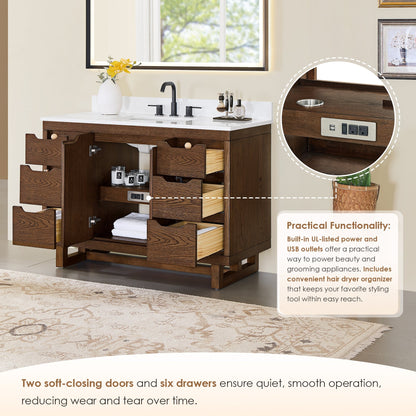 Altair Designs Mowry 36"/48"/60"/72" single/double vanity with top - 573036-BK-GW-NM Price