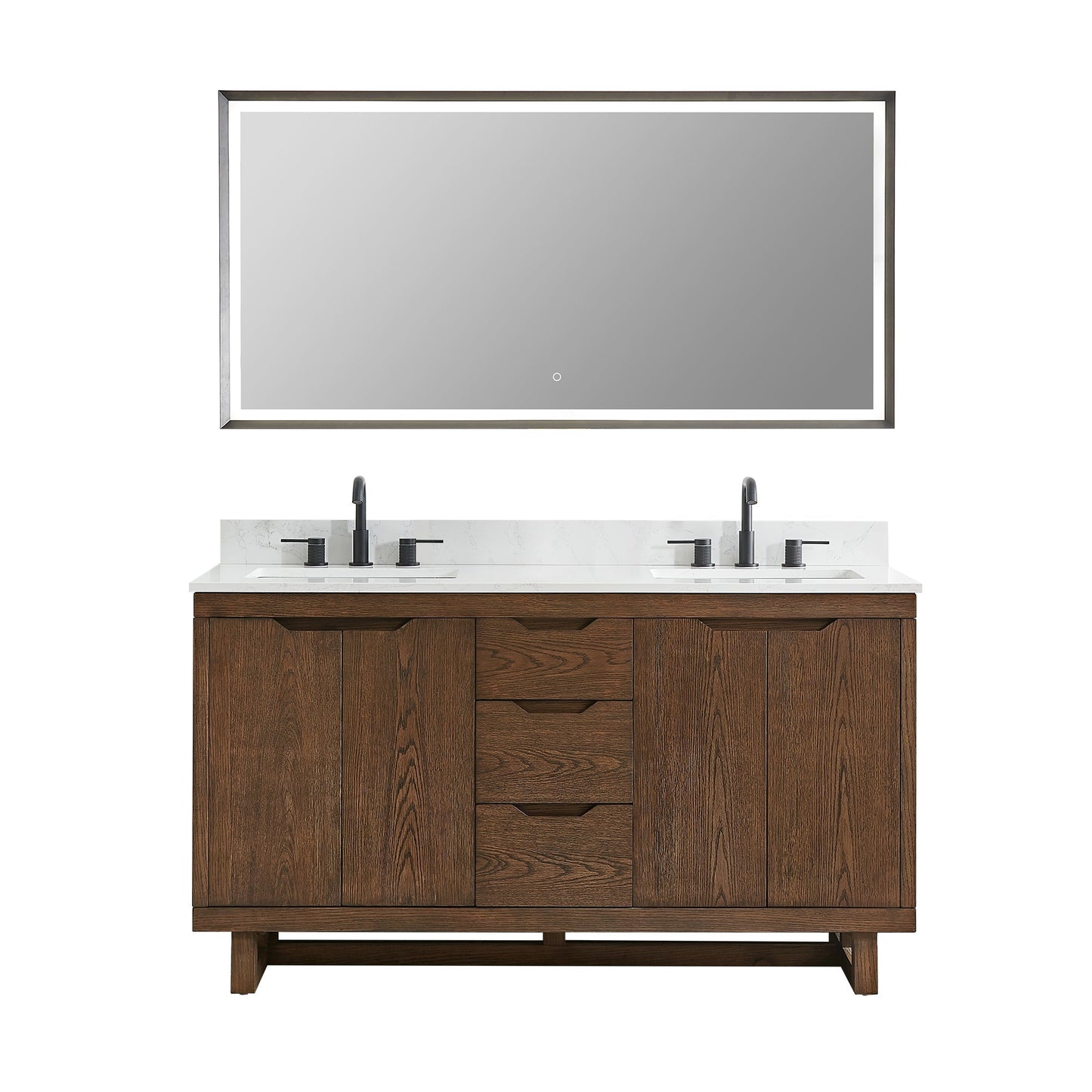 Altair Designs Mowry 36"/48"/60"/72" single/double vanity with top - 573036-BK-GW-NM Price