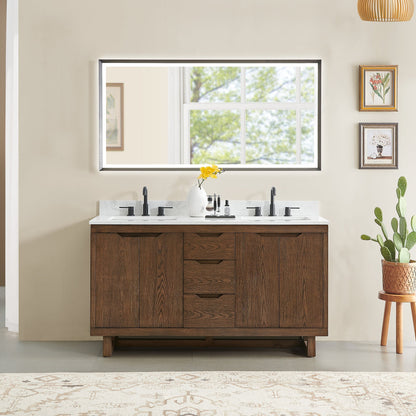 Altair Designs Mowry 36"/48"/60"/72" single/double vanity with top - 573036-BK-GW-NM Price